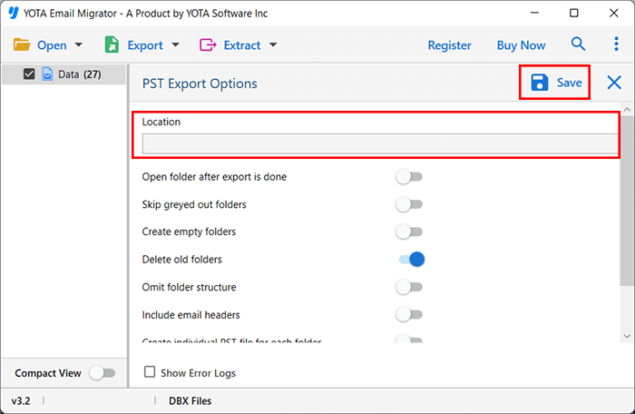 dbx to outlook 2021 import tool
