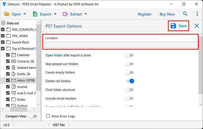 import ost to outlook 2021